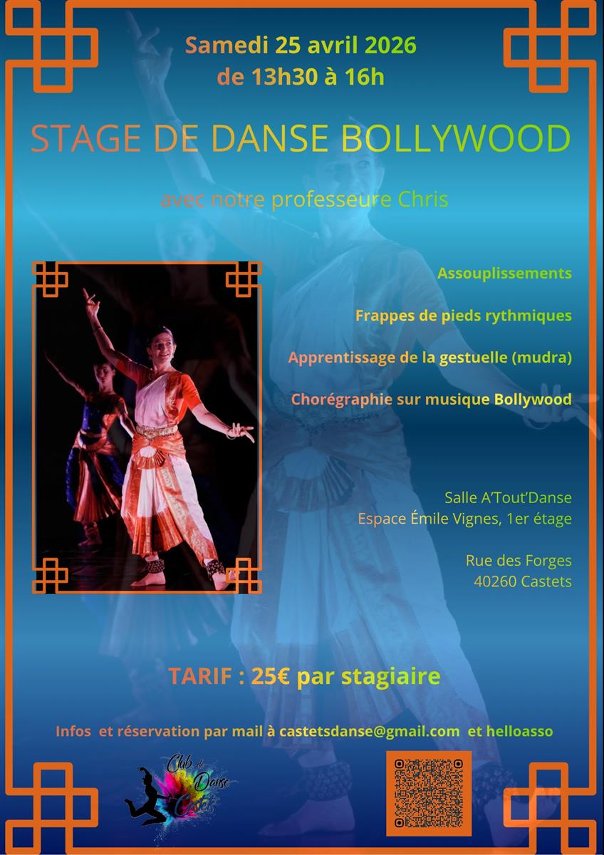 Stage de danse Bollywood
