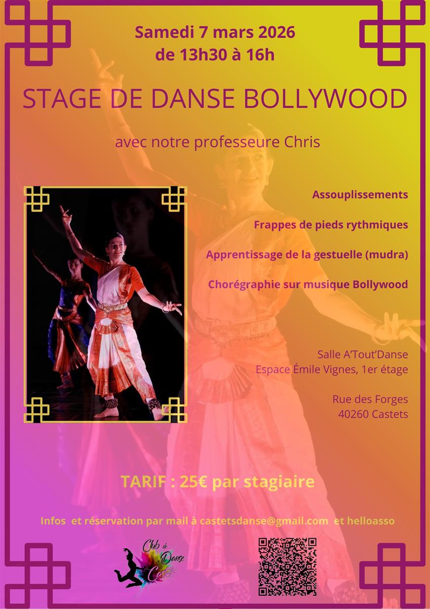 Stage de danse Bollywood