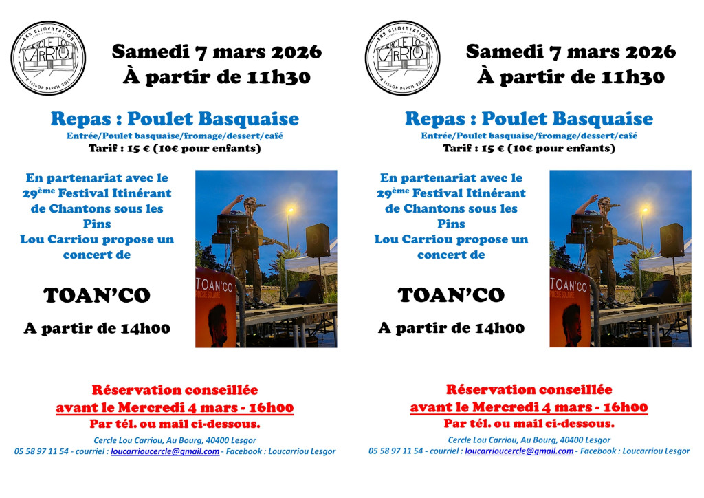 Repas Poulet basquaise