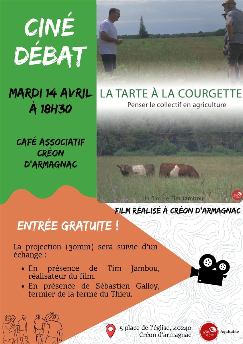 Ciné débat : La tarte à la courgette