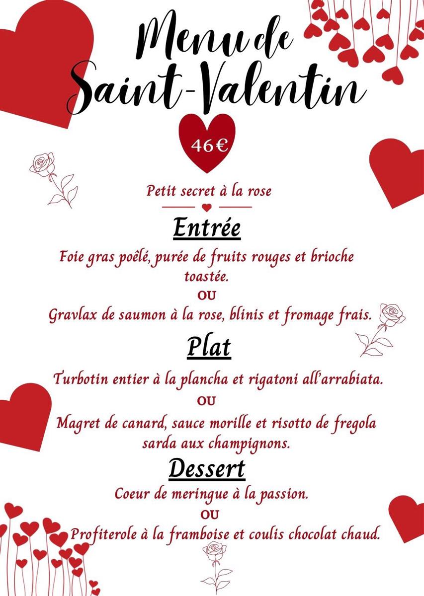 La Saint Valentin au Grill du Lac