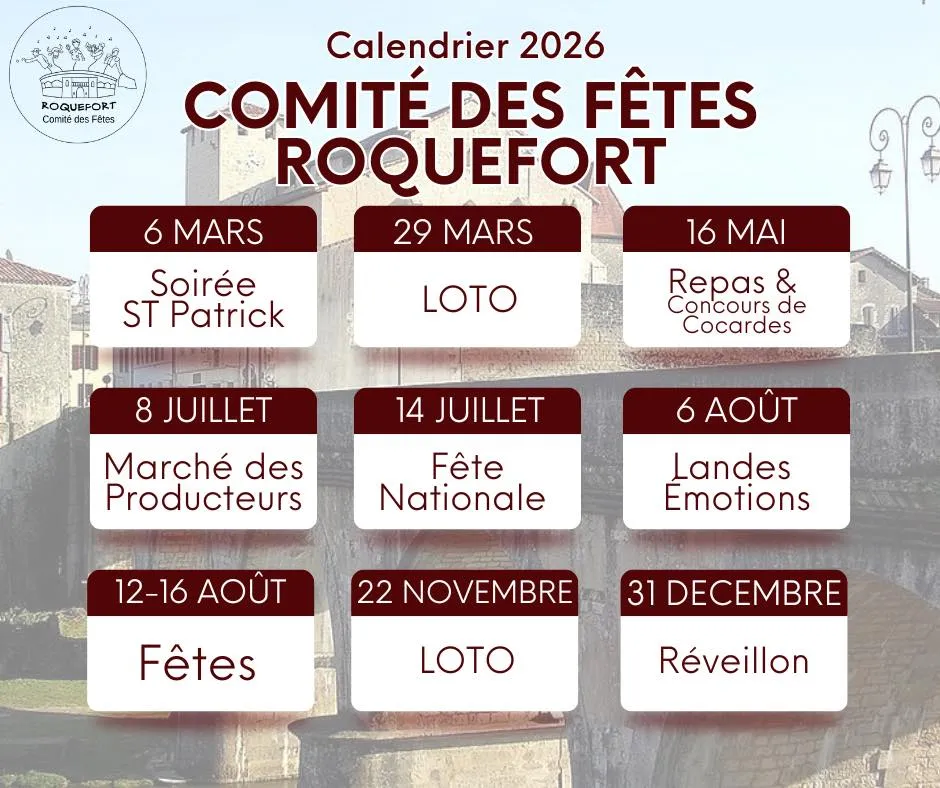 Loto du Comité des Fêtes - Crédit: ©Comité des fêtes de Roquefort | CC BY-NC-ND 4.0