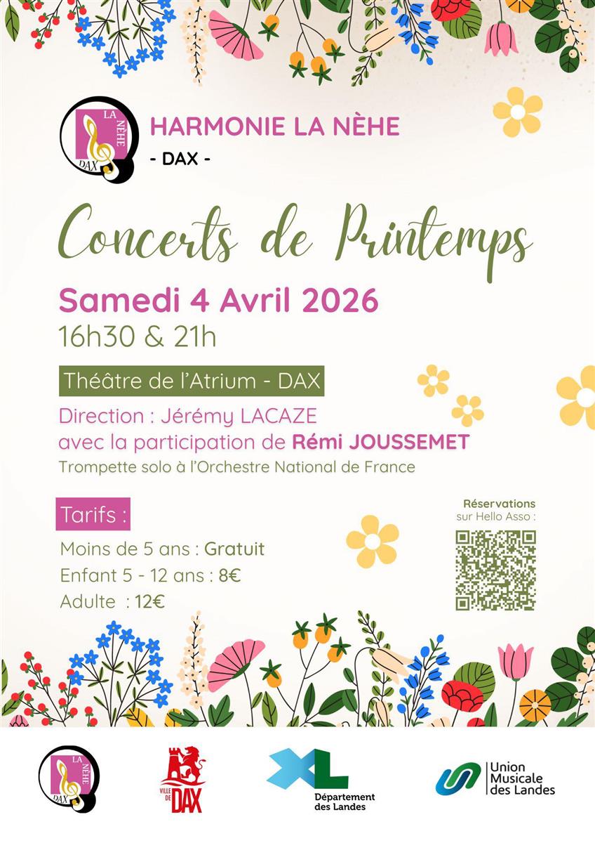 Concert par l'Harmonie la Nèhe