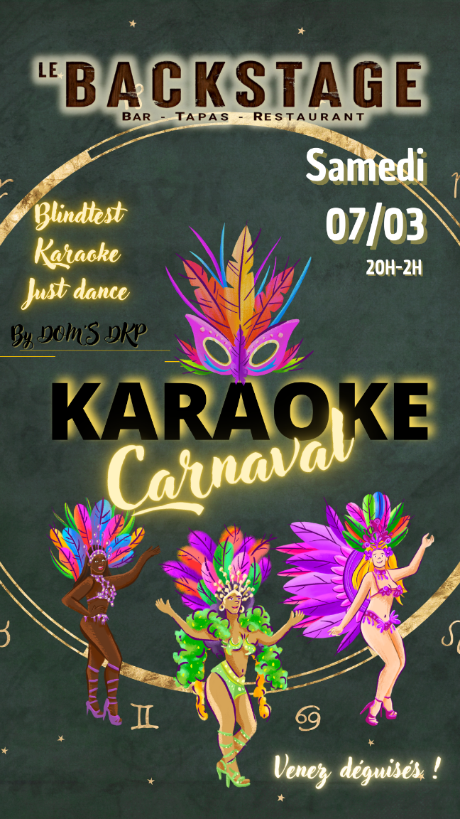 KARAOKE/JUST DANCE Au Backstage