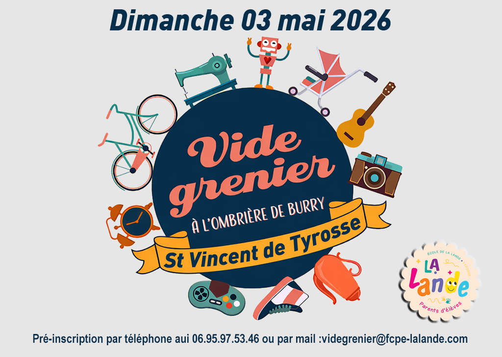 Vide-Grenier - FCPE La Lande