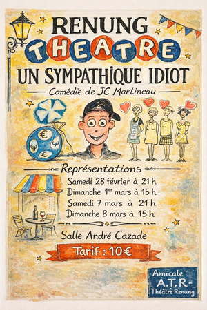 Théâtre "Un sympathique idiot"