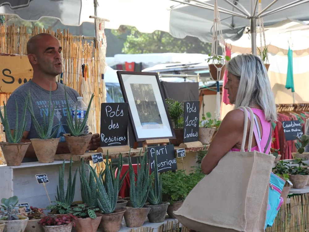 Marché saisonnier - Crédit: Seignosse Tourisme | CC BY-NC-ND 4.0