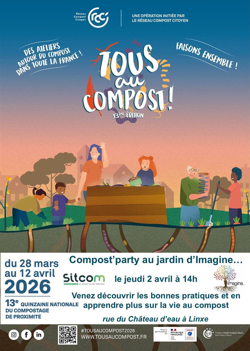 Compost'Party au jardin d'Imagine