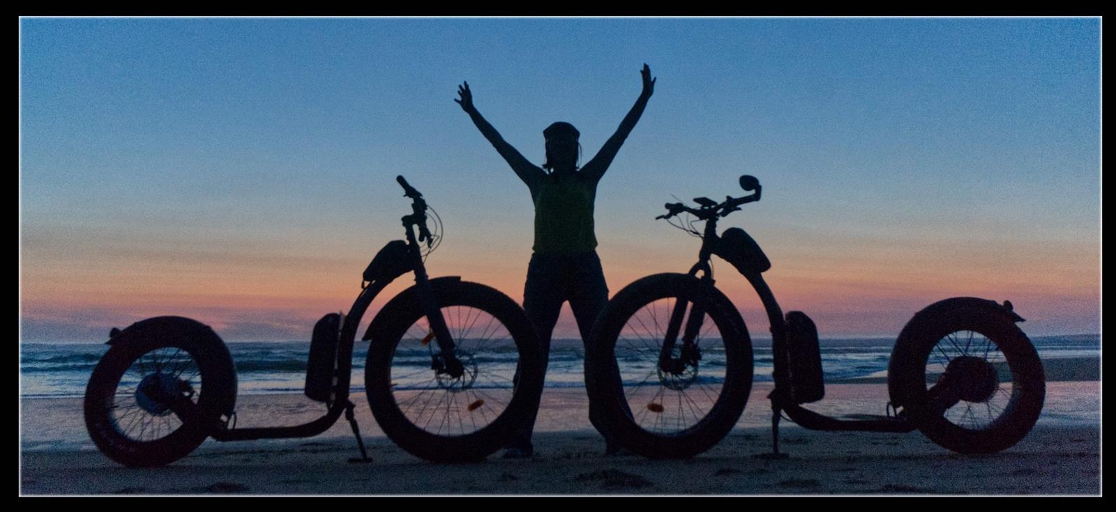 Balade au coucher du soleil en Tchanquaroue