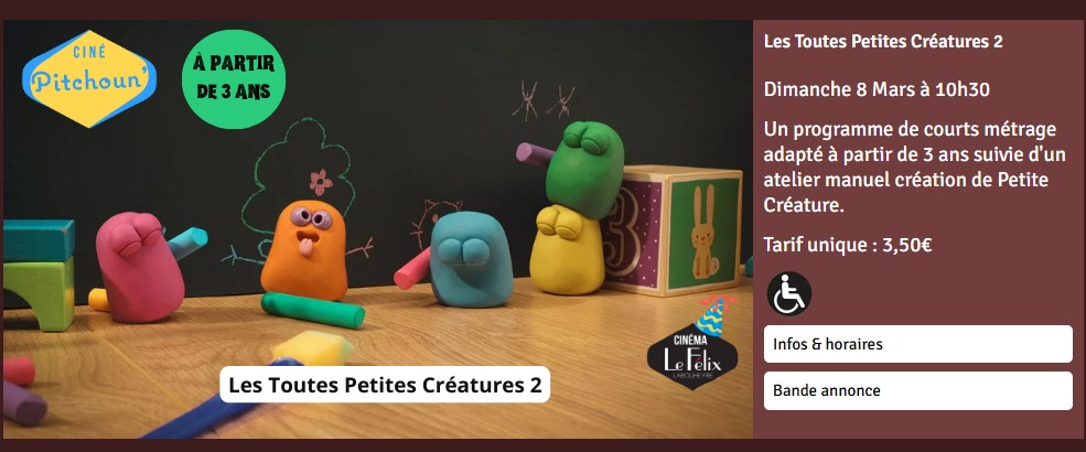 Ciné Pitchoun - Les Toutes Petites créatures 2 ...