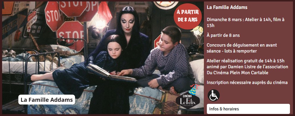 La Famille Addams + Atelier Réalisation + conc ...