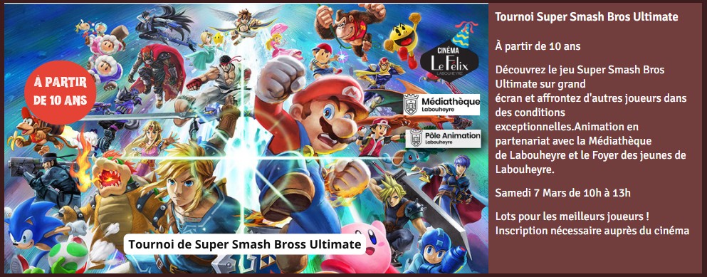 Tournoi de Super Smash Bros Ultimate - 10 ans  ...