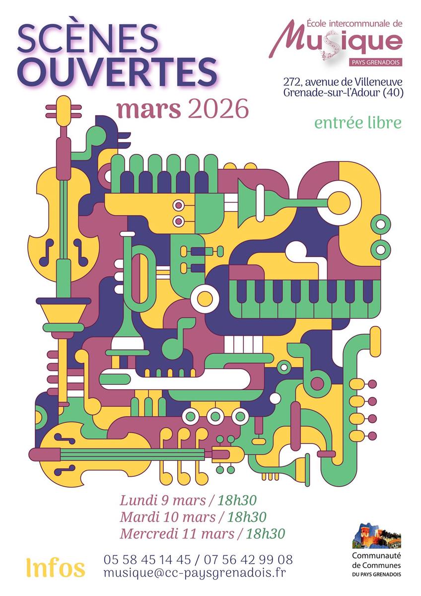 Scènes ouvertes de l’Ecole de musique du Pays  ...