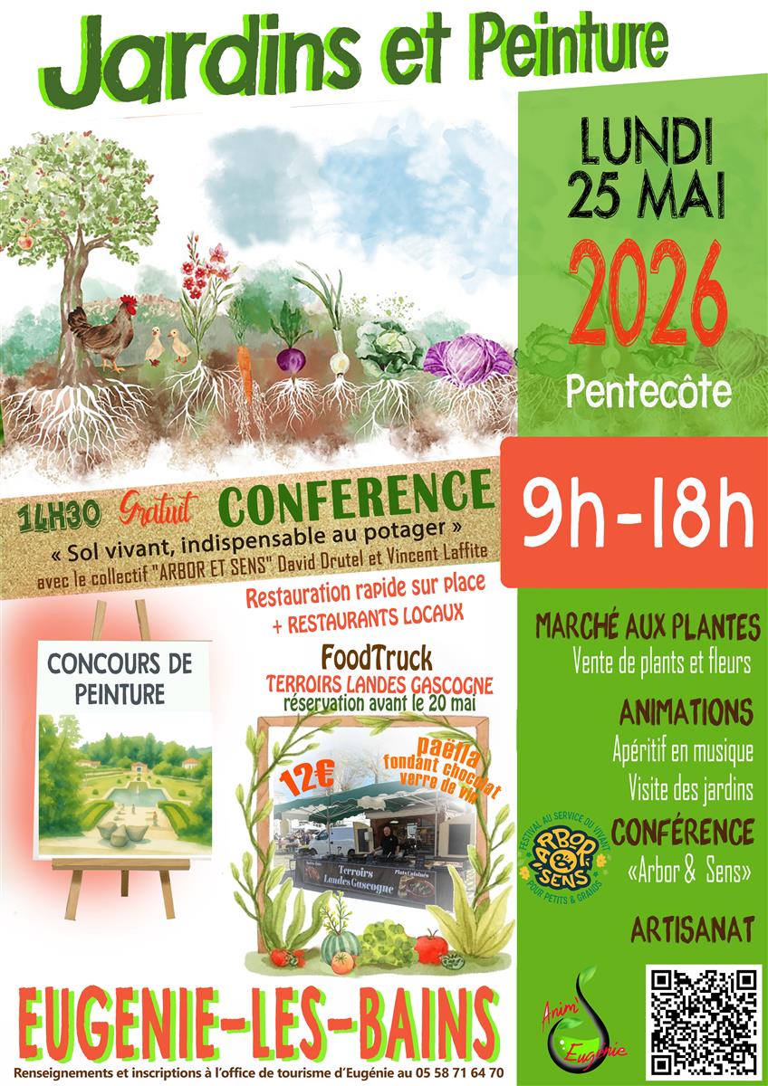 Journée Jardins et Peinture à Eugénie-les-Bains