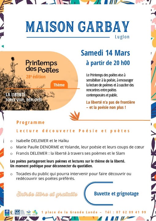 Le printemps des poetes