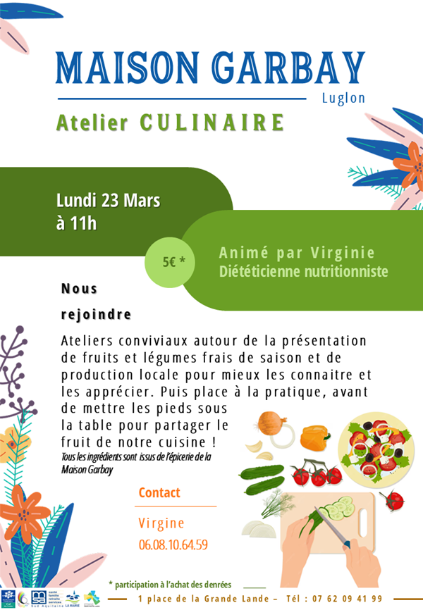 Atelier culinaire