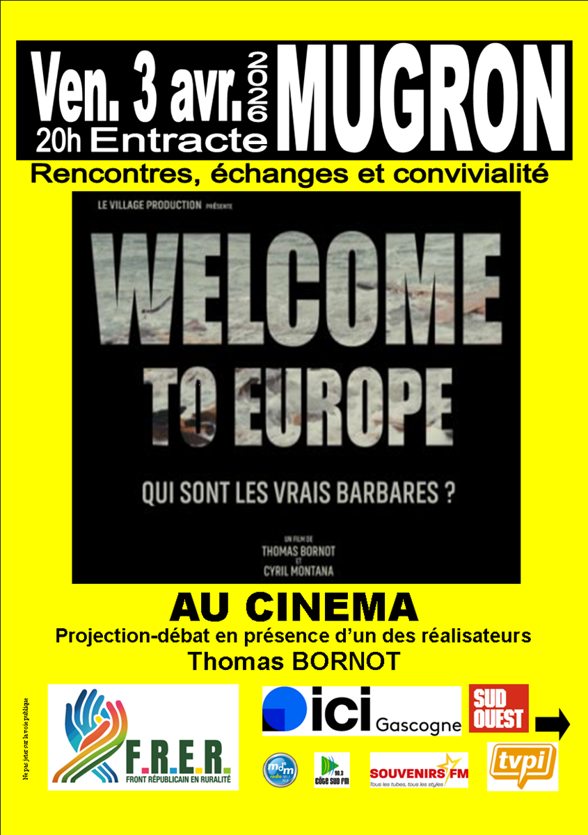 Projection débat film WELCOME TO EUROPE