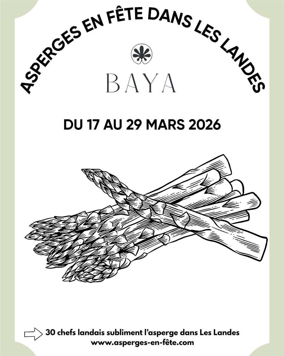 Menu Fête de l'Asperge au Bistro'Baya