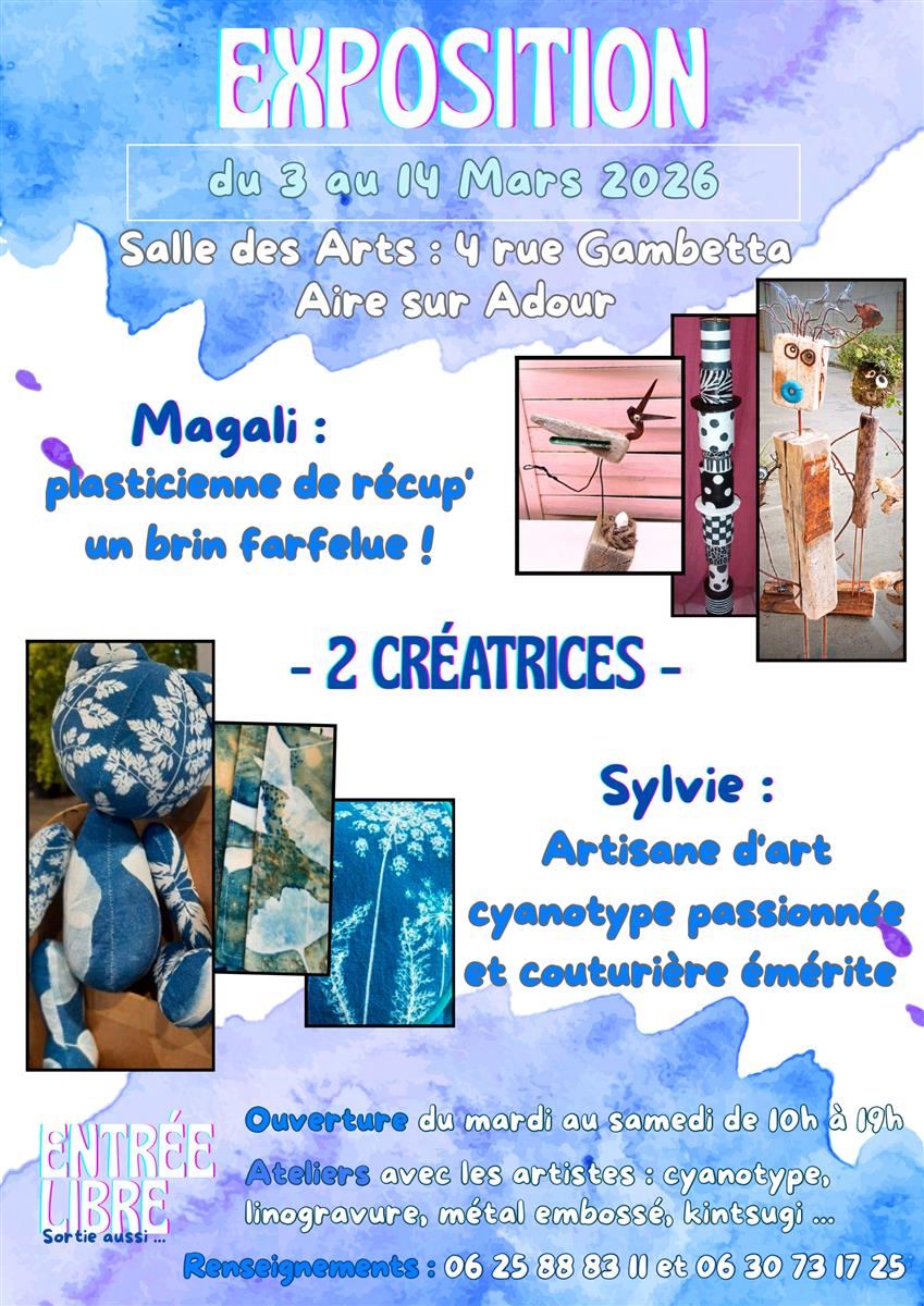 Ateliers artistique à l'Aire des arts