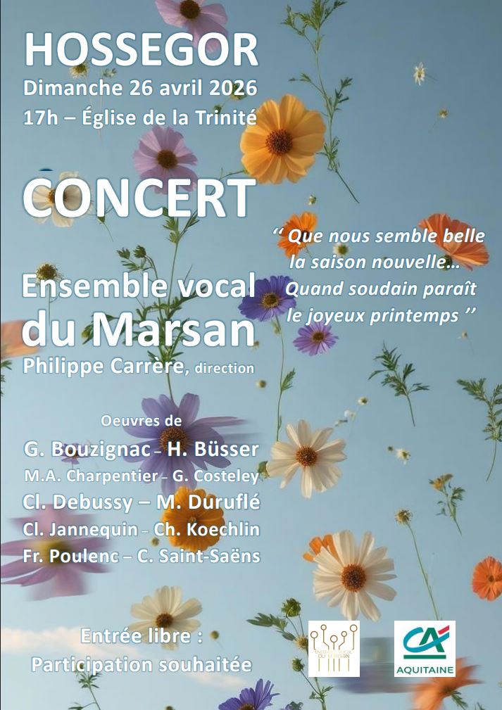 Concert - Ensemble vocal du Marsan à l'Eglise  ...
