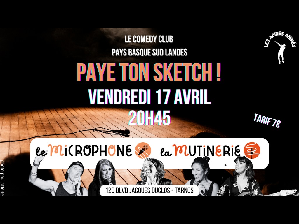 Spectacle Paye ton sketch