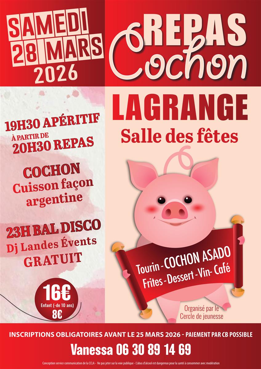 Repas Cochon asado