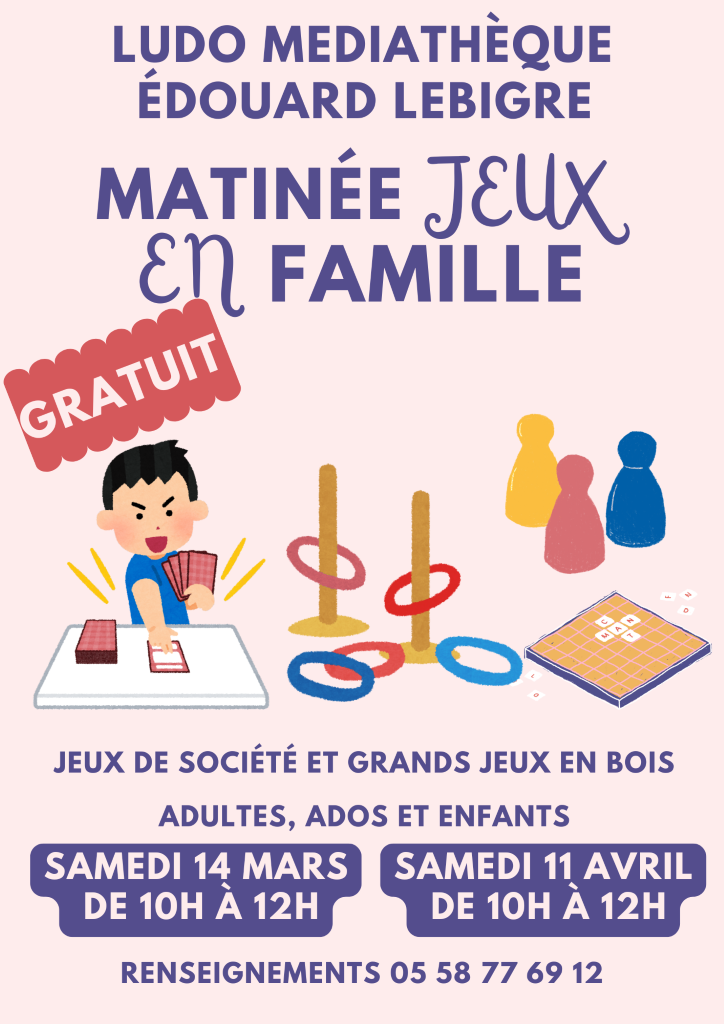 Matinée jeux en famille