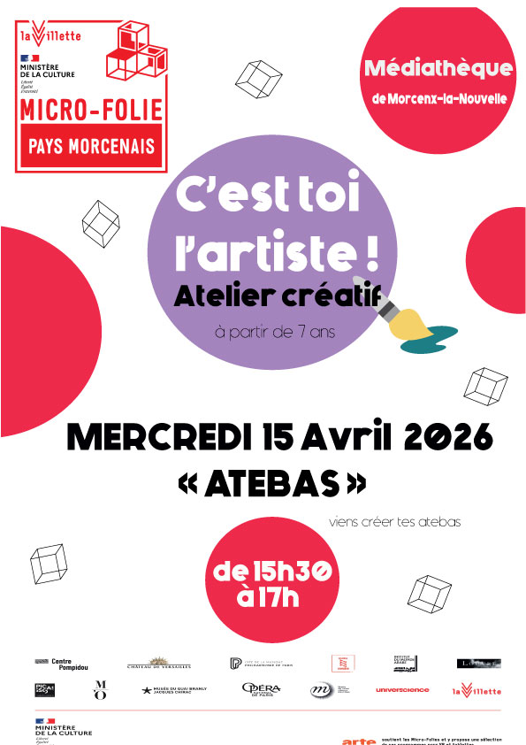 C'est toi l'artiste ! Atelier créatif "ATEBAS"