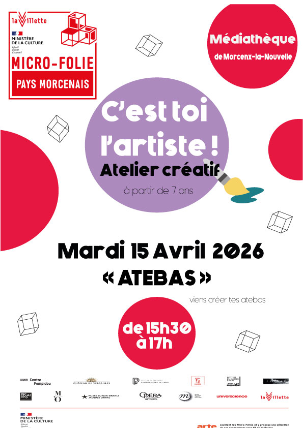 C'est toi l'artiste ! Atelier créatif "ATEBAS"