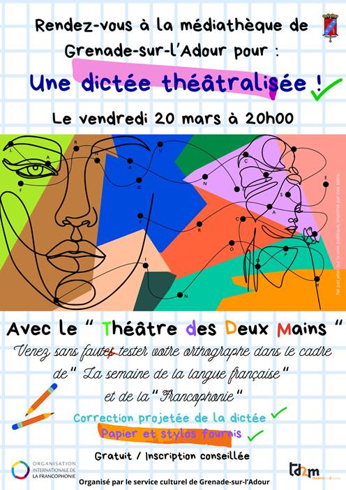 Une dictée théâtralisée !