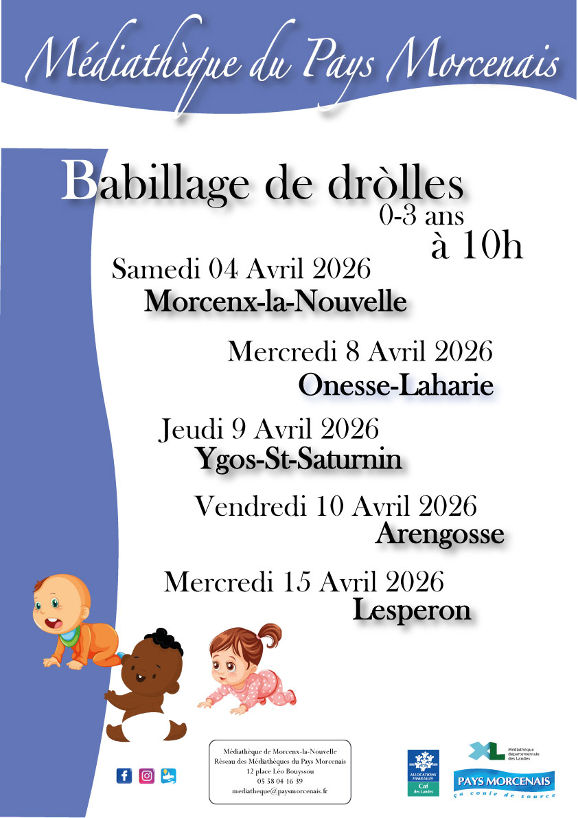 Babillage de dròlles- Morcenx-La-Nouvelle