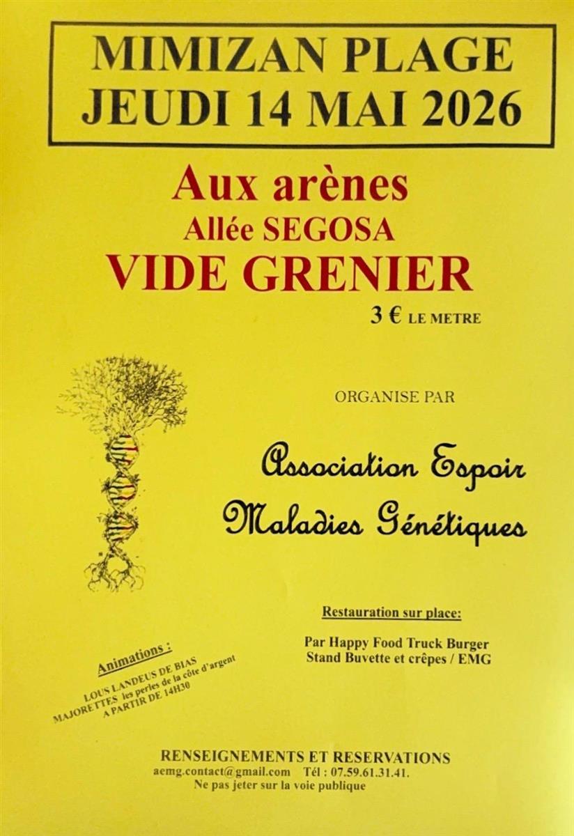 Vide grenier de l'association "Espoir Maladies ...