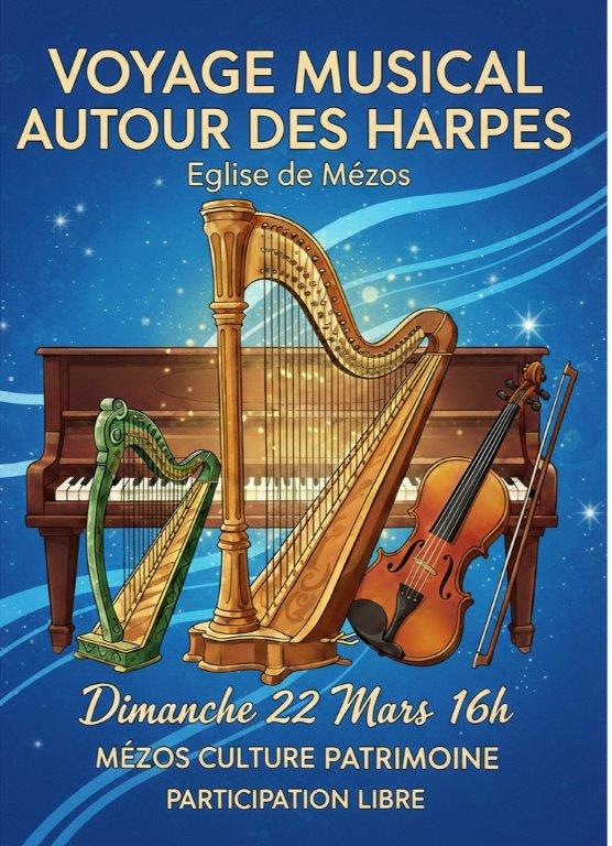 Voyage musical autour des harpes