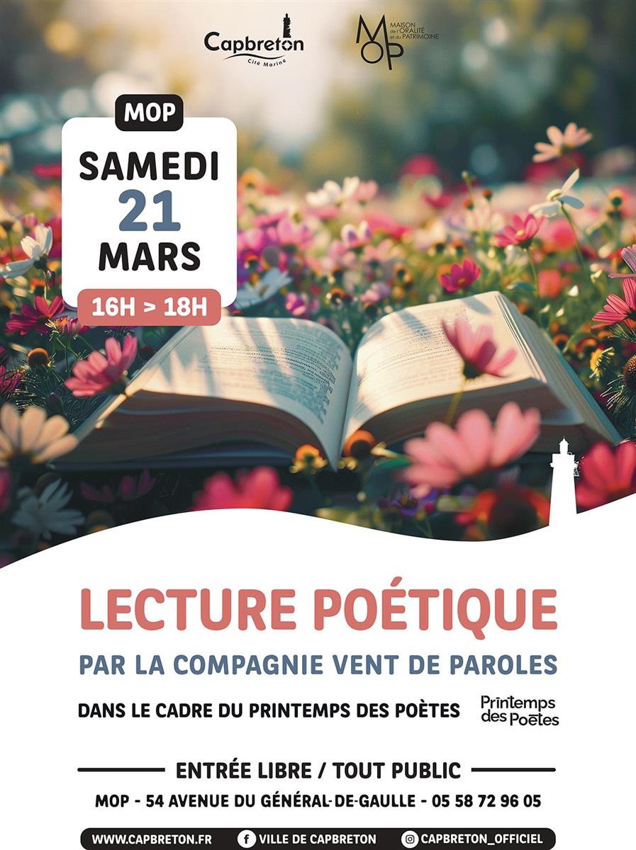 Lecture poétique - Printemps des poètes