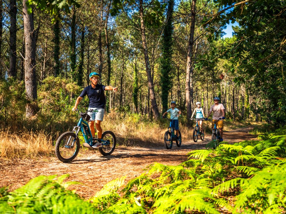 Balade trottinette tout terrain électrique