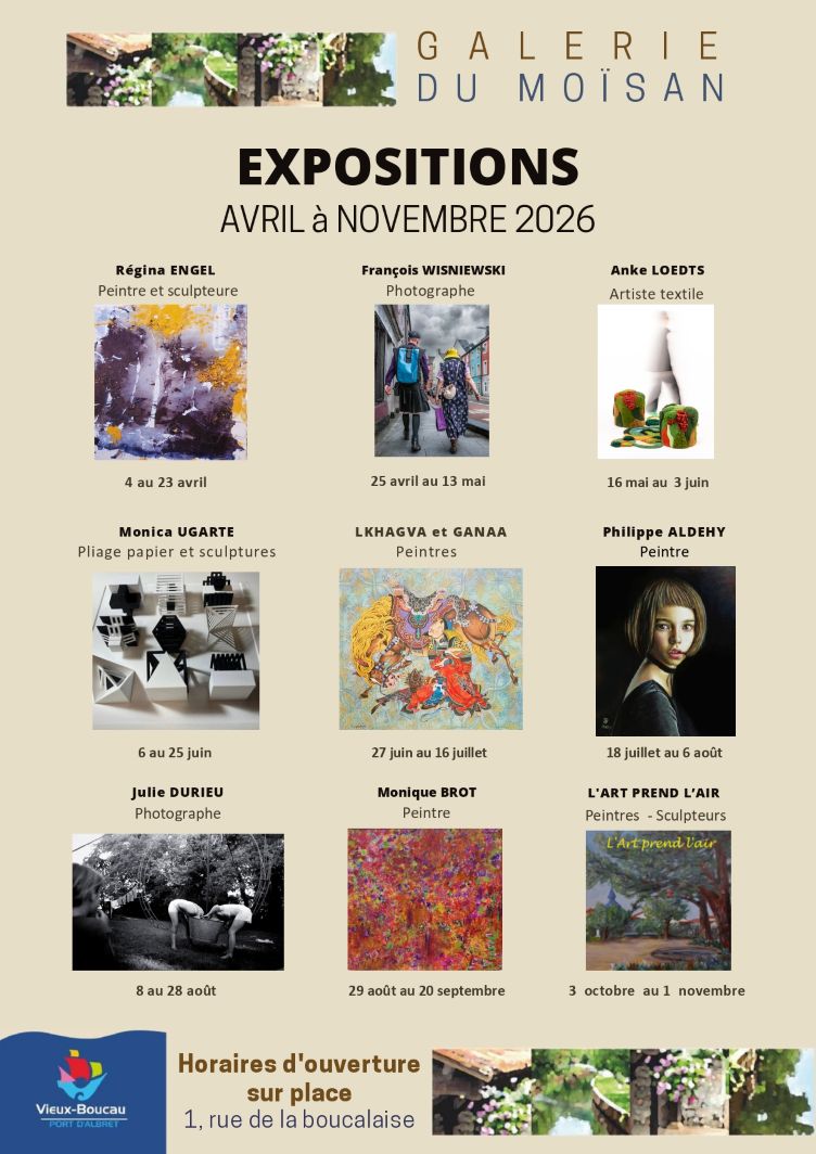 Exposition Galerie du Moïsan / Régina Engel