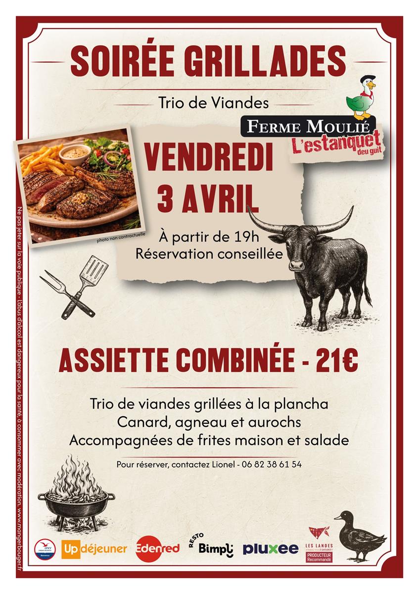 Soirée Grillades à la ferme !