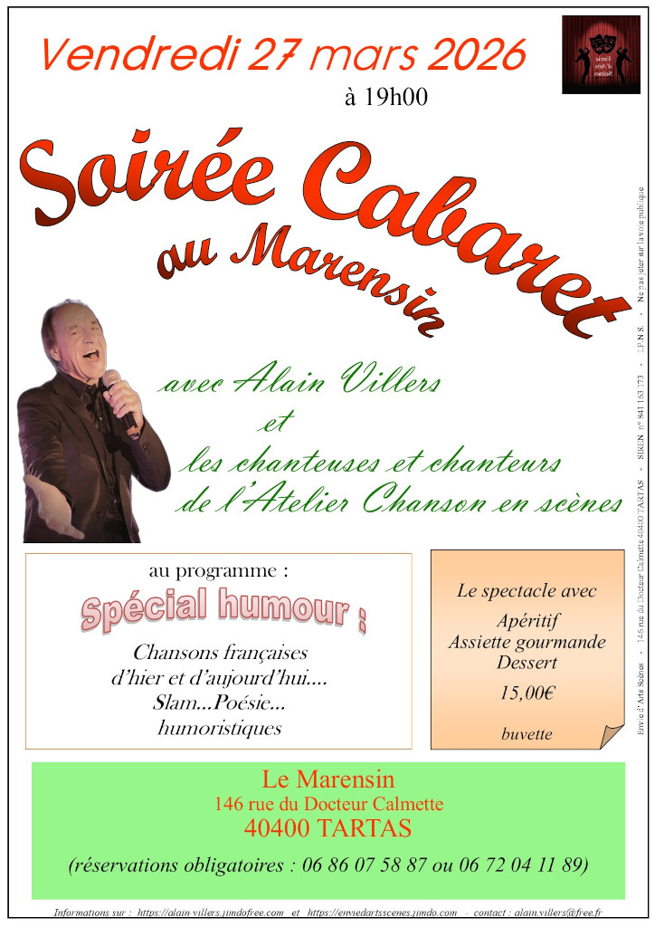 Soirée Cabaret "Spécial humour"