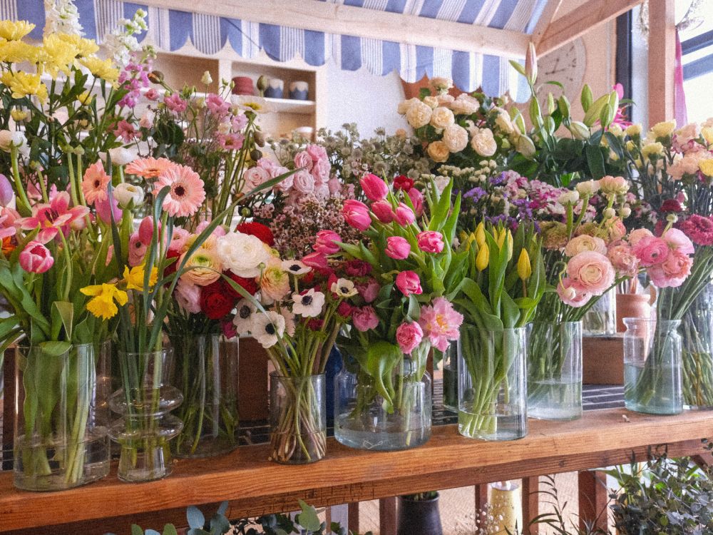 Atelier bouquet coloré et de saison