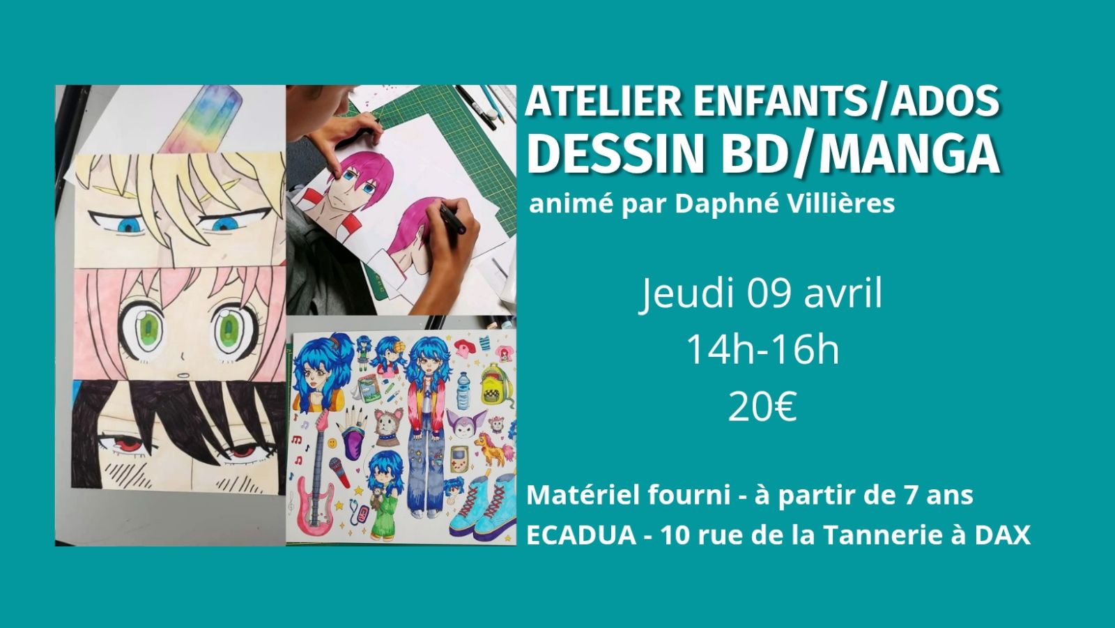 Atelier Dessin BD Manga / Enfants et ados