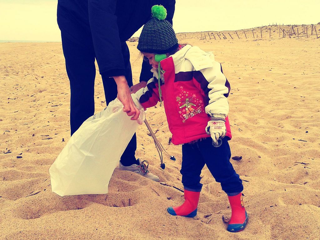 Nettoyage de plage et chasse aux oeufs