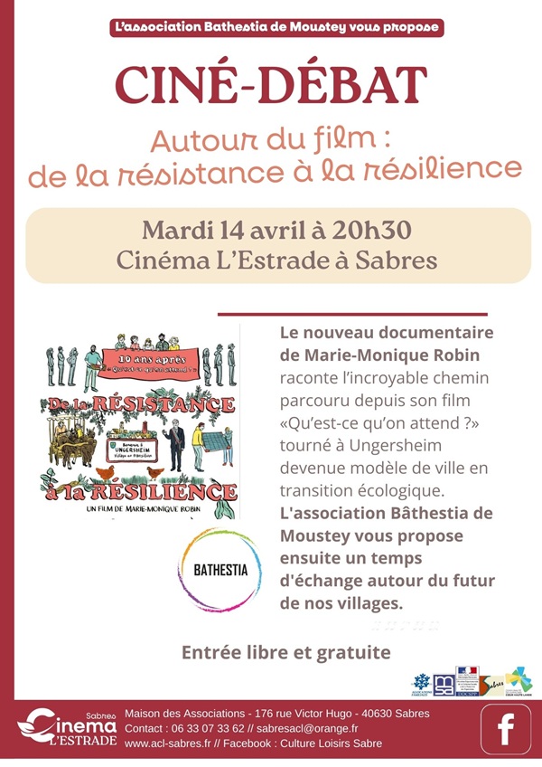 Ciné-débat : "De la résistance à la résilience ...