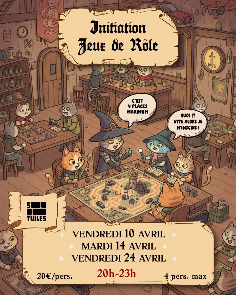 Initiation JDR (jeu de rôle)