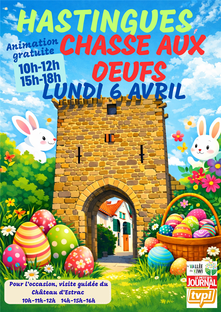 Chasse aux oeufs à Hastingues