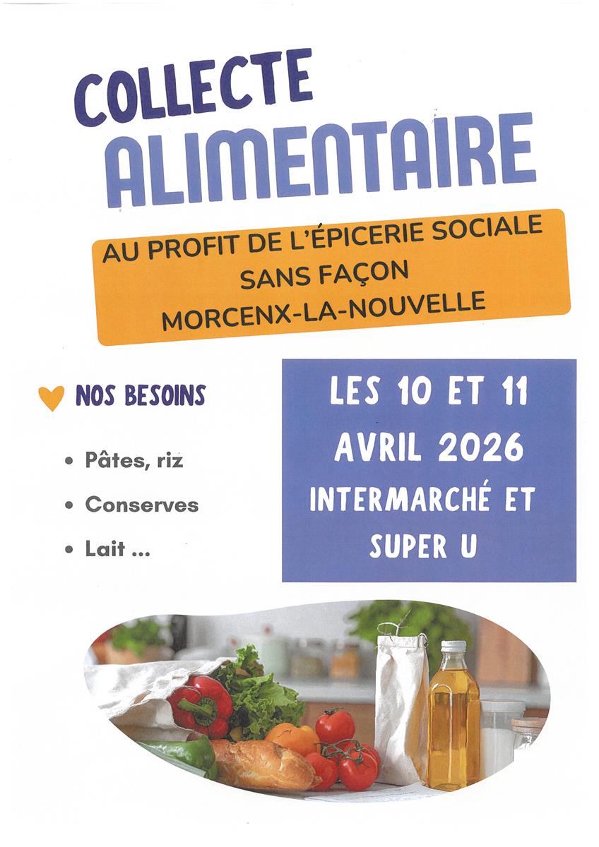 Collecte Alimentaire - Au profit de l'Epicerie ...
