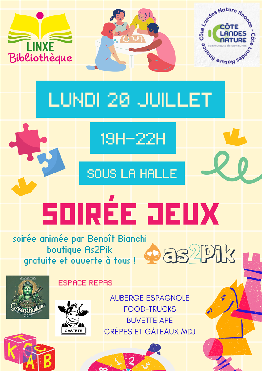 Soirée jeux de société