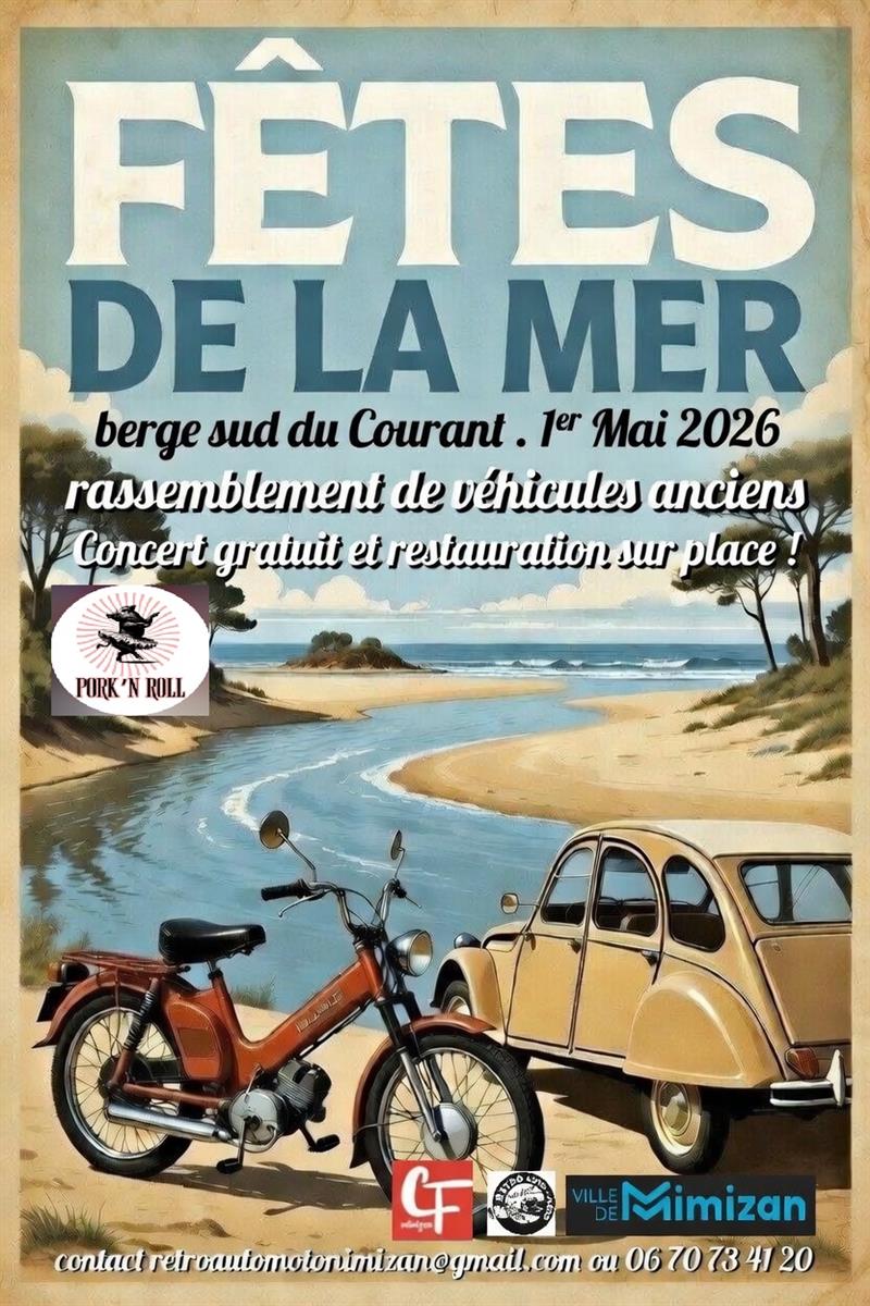 Rassemblement Rétro Auto Moto fête de la mer