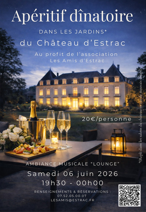 Apéritif dînatoire dans les jardins du Château ...
