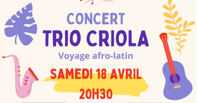 Concert Trio Criola - voyage afro-latin