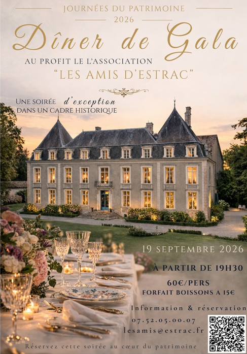 Dîner de gala des Journées du patrimoine